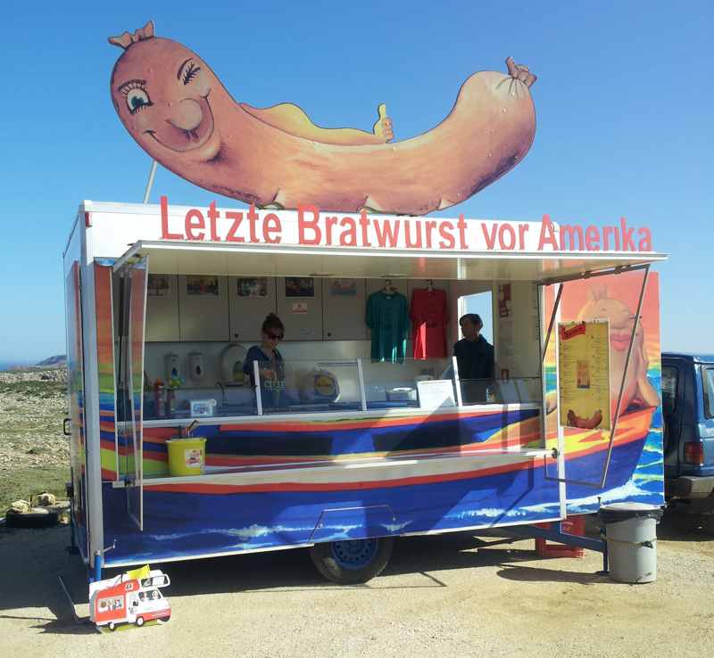 Letzte bratwurst vor Amerika