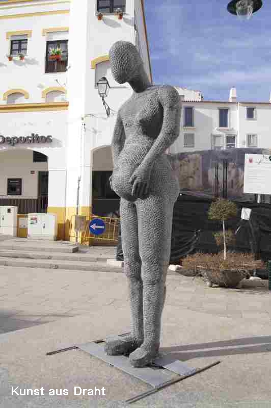 frau aus Draht
